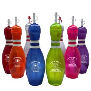Personalized Bowling Pin Water Bottles