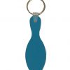 Turquoise Bowling Pin Keychain