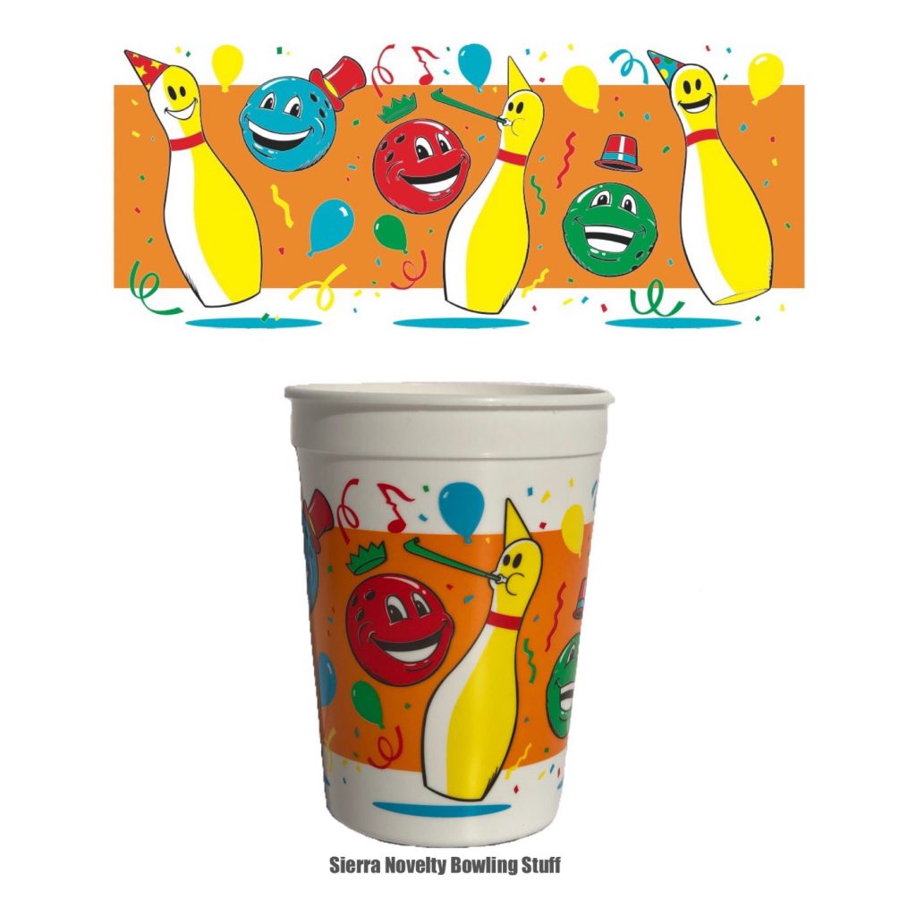 12 oz Novelty Bowling Party Cups for Kids Sierra Products Inc.