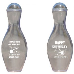 Mini Birthday Bowling Pin Candy Container