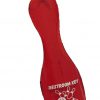 Red Bowling Pin Restroom Key Fob