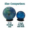 BOWLING BALL COIN BANKS with stand-1041