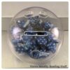 Clear Small Bowling Ball Bank with candy
