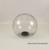 Clear Small Bowling Ball Bank Side View