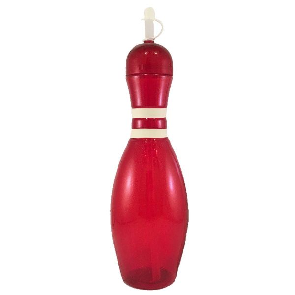 Bowling Pin Bottle Red