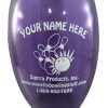 Personalized Bowling Pin Bank Purple
