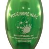 Personalized Bowling Pin Bank Green