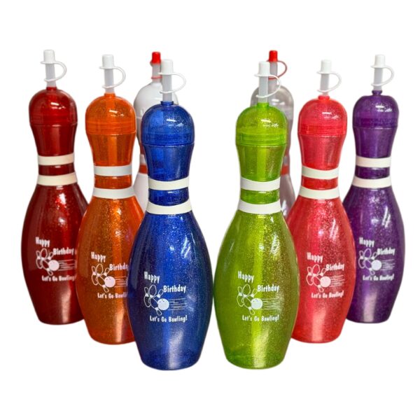 Birthday Bowling Pin Bottles