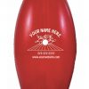 Personalized Bowling Pin Water Bottle Red