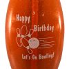 Birthday Bowling Pin Bottle Orange