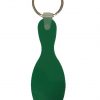 Personalized Bowling Pin Key Chains Green