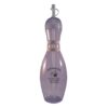 Personalized Bowling Pin Water Bottle Clear with Black Ink