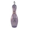 Personalized Bowling Pin Water Bottle Clear with Black Ink