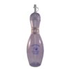 Personalized Bowling Pin Water Bottle Clear with Blue Ink