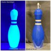 Bowling Pin Water Bottle Glow Blue