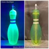 Bowling Pin Water Bottle Glow Green