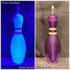 Bowling Pin Water Bottle Glow Purple
