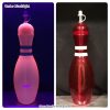 Bowling Pin Water Bottle Glow Red