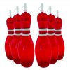Bowling Pin Water Bottle 6 pack Red