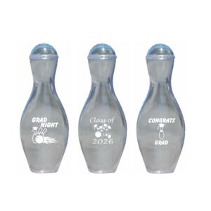Mini Graduation Bowling Pin Candy Container